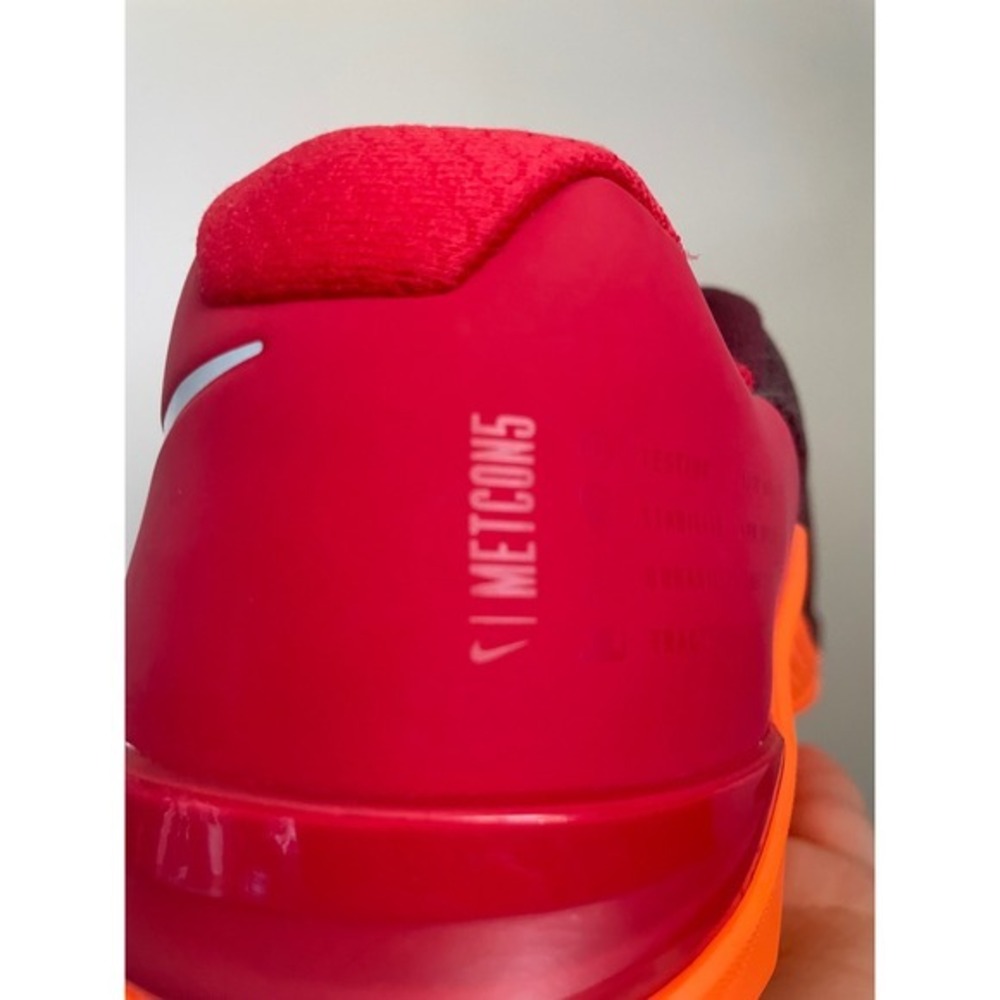 Nike Metcon 5 Maroon Red Orange Size Men's 11.5 EUC - Picture 15 of 16